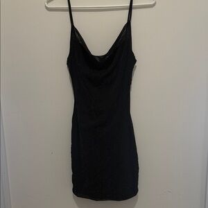 Hello Molly Sparkling Black Evening Dress